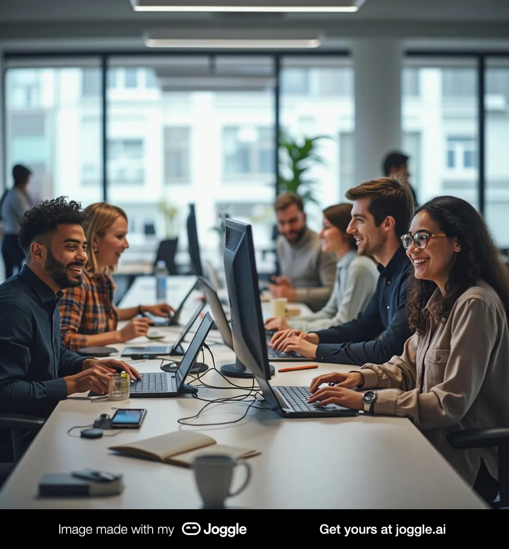 UK business professional using laptop